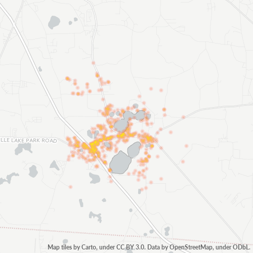31636 Business Density Heatmap