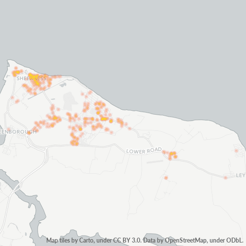 ME12 Business Density Heatmap