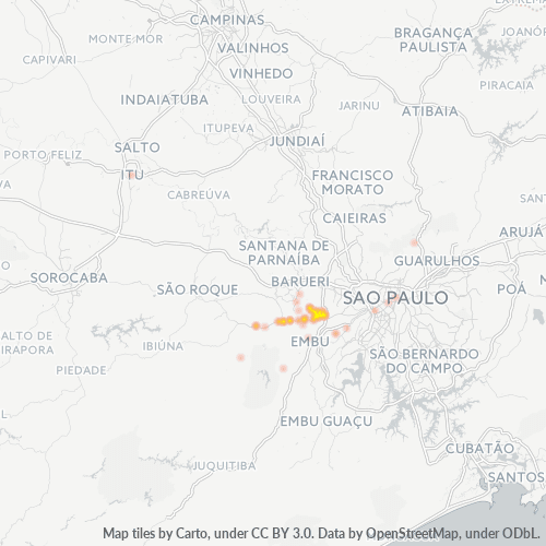 06709-000 Heatmap de Densidade da Empresa