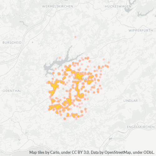 51515 Standortdichte-Heatmap