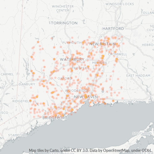 06904 Business Density Heatmap