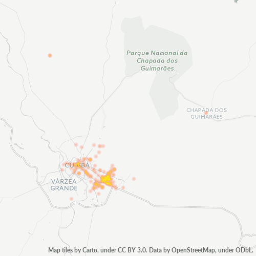 78088-000 Heatmap de Densidade da Empresa