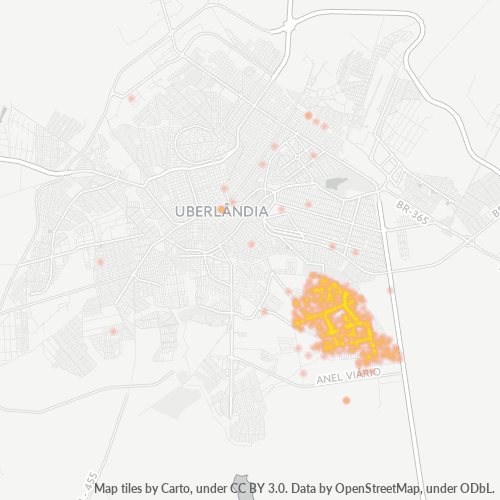 38410-000 Heatmap de Densidade da Empresa