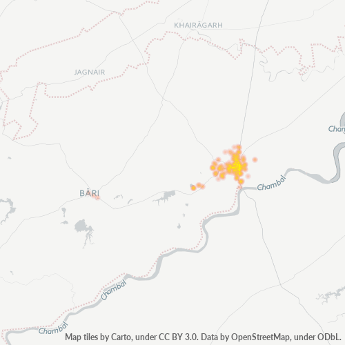 328001 Business Density Heatmap