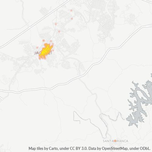 12308-000 Heatmap de Densidade da Empresa