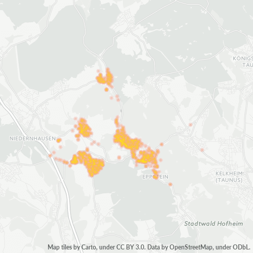 Heatmap für plz 65817