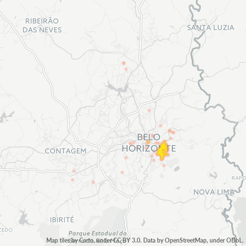 30240-000 Heatmap de Densidade da Empresa
