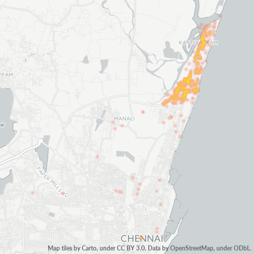 600057 Business Density Heatmap