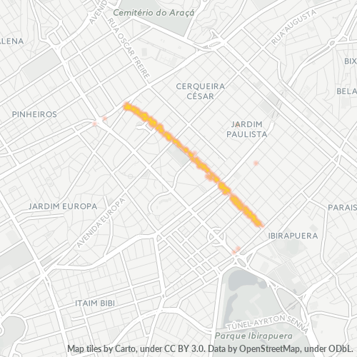 01427-000 Heatmap de Densidade da Empresa