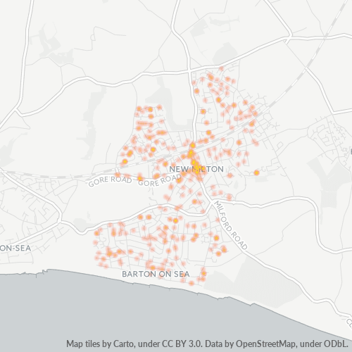 BH25 Business Density Heatmap