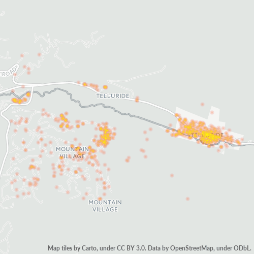 81435 Business Density Heatmap