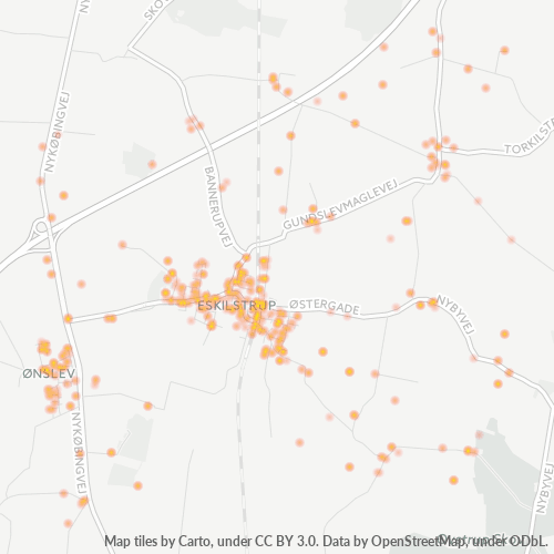 4863 Heatmap over forretningstæthed