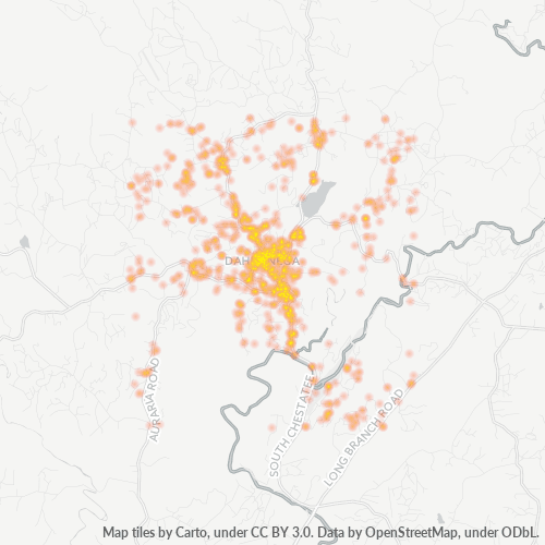 30533 Business Density Heatmap