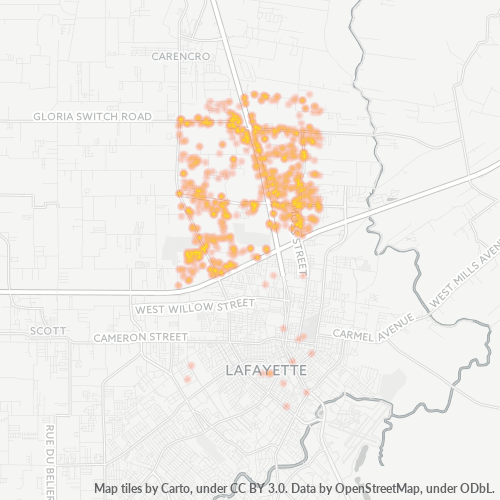 70507 Business Density Heatmap