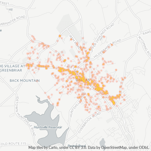 18612 Business Density Heatmap