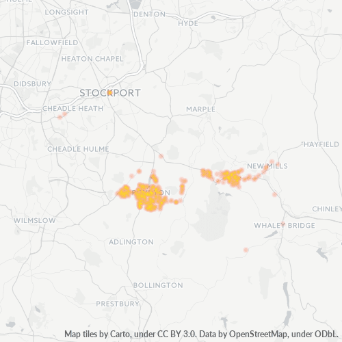 SK12 Business Density Heatmap