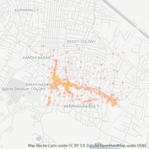 506011 Business Density Heatmap