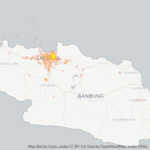 13910 Peta Panas Densitas Bisnis