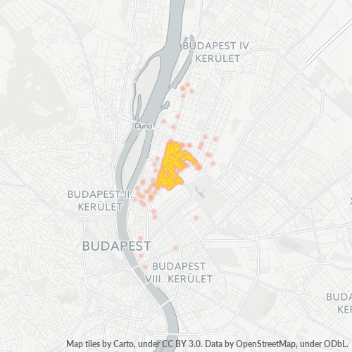 1134 Vállalati sűrűségi térkép