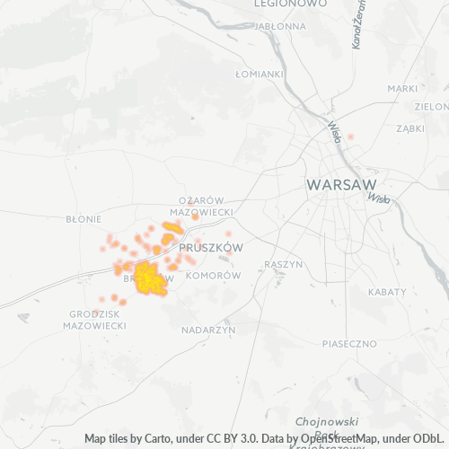 05-840 Mapa intensywności działalności gospodarczej