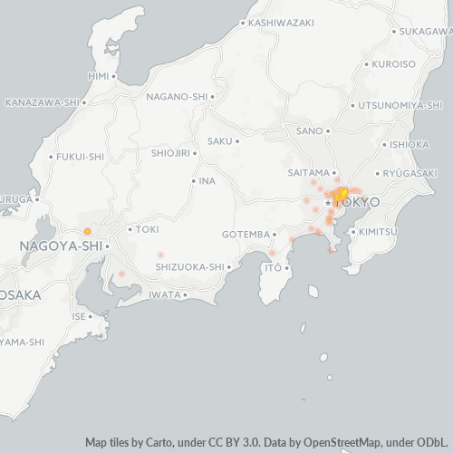 111 事業密度ヒートマップ