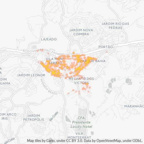 06717-000 Heatmap de Densidade da Empresa