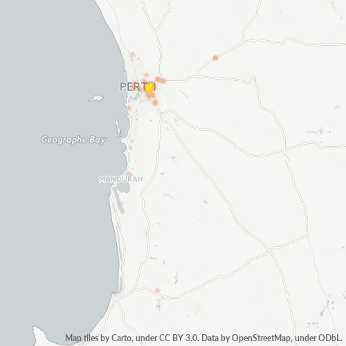 6104 Business Density Heatmap