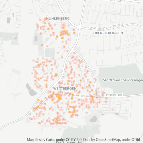 Heatmap für plz 30457