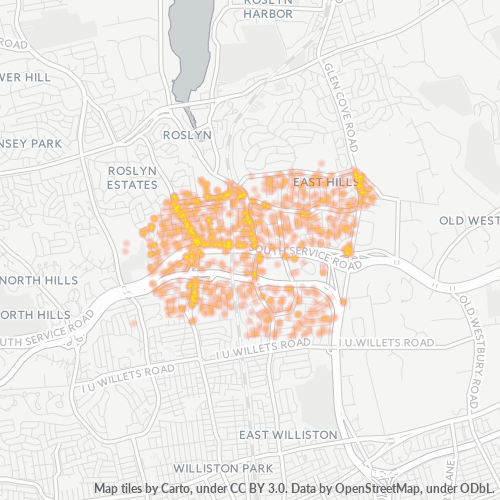 11577 Business Density Heatmap