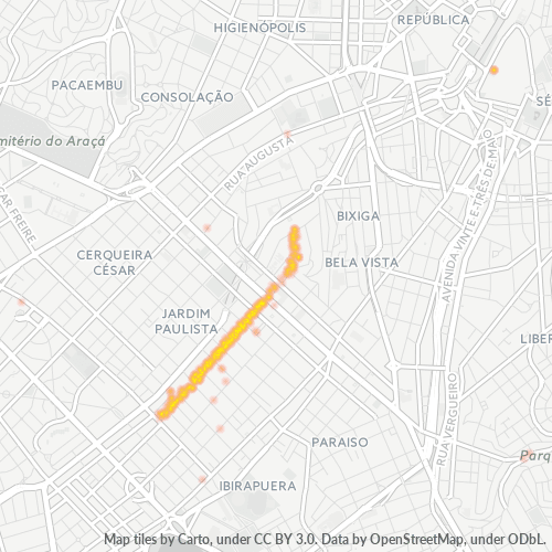 01405-000 Heatmap de Densidade da Empresa
