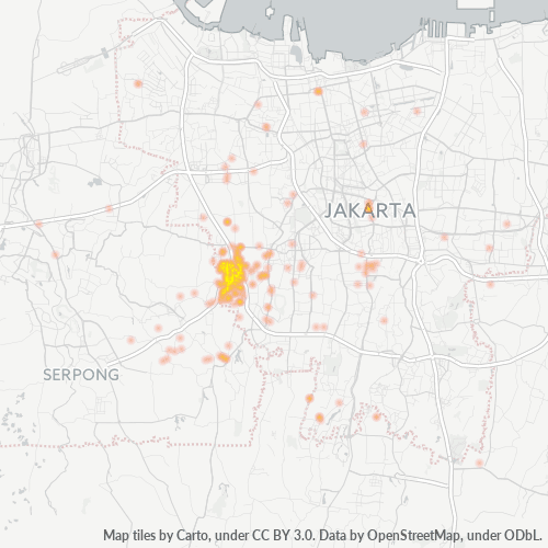 12320 Peta Panas Densitas Bisnis