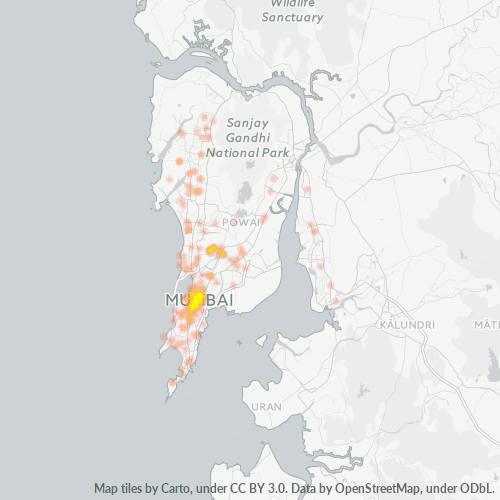 400014 Business Density Heatmap