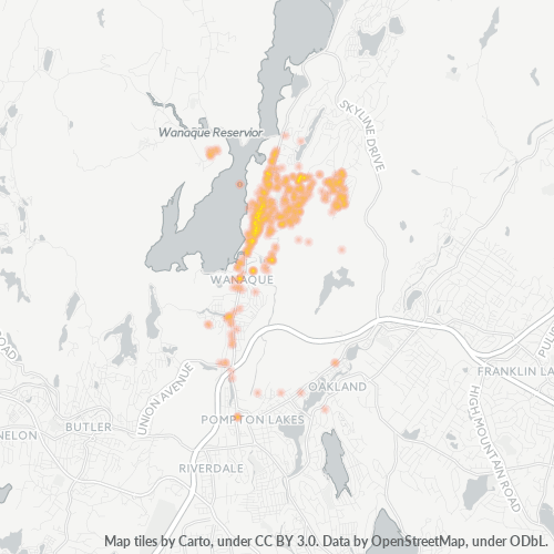 07465 Business Density Heatmap