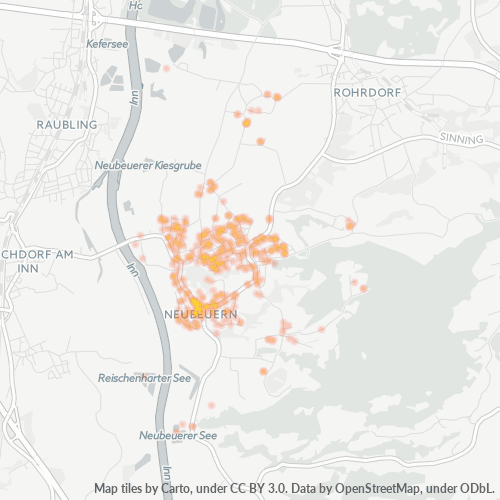 Heatmap für plz 83115