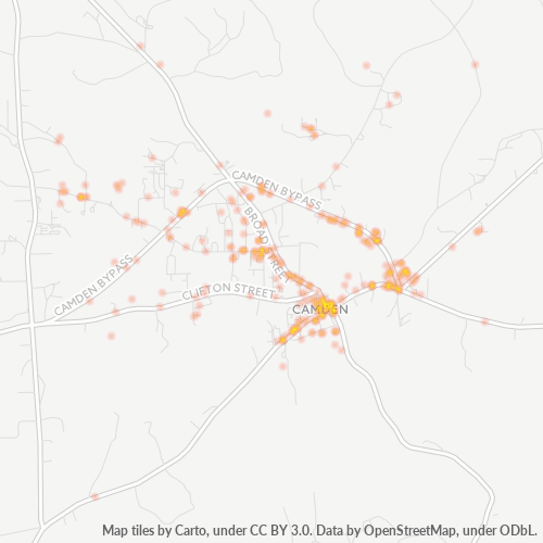 36726 Business Density Heatmap