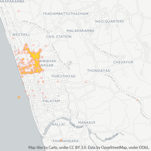 673011 Business Density Heatmap