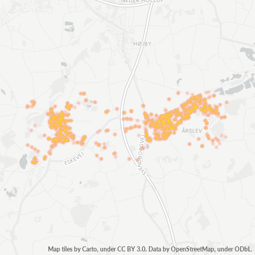 5792 Heatmap over forretningstæthed