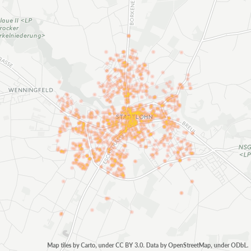 48703 Standortdichte-Heatmap
