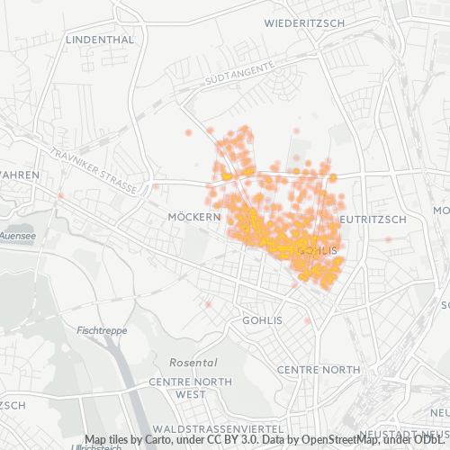 Heatmap für plz 04157