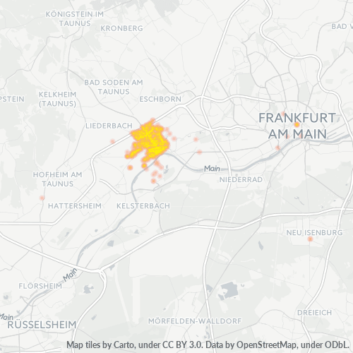 Heatmap für plz 65929