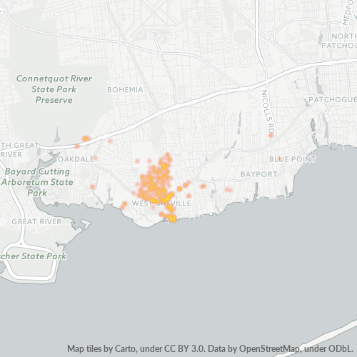 11796 Business Density Heatmap
