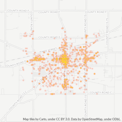43506 Business Density Heatmap