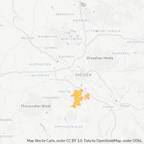 Heatmap für plz 01728
