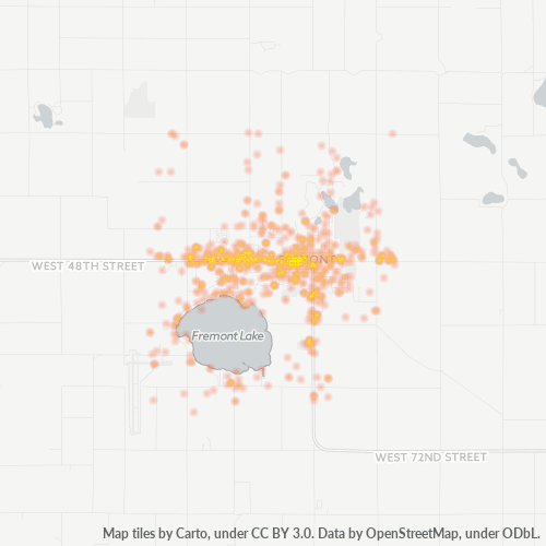 49412 Business Density Heatmap