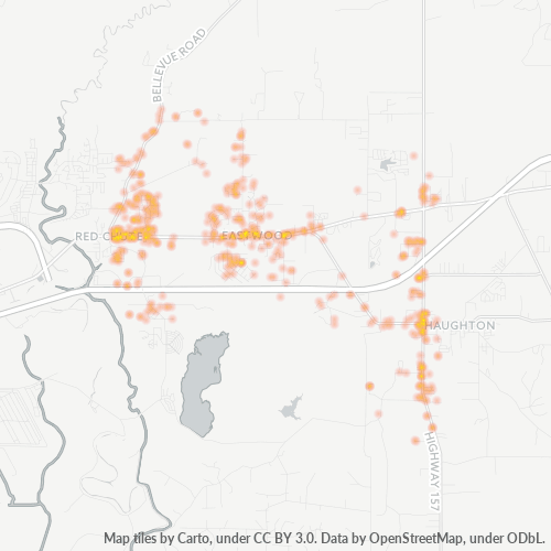 71037 Business Density Heatmap