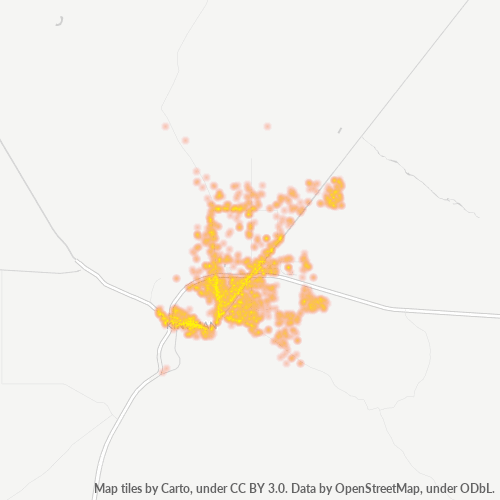 86401 Business Density Heatmap