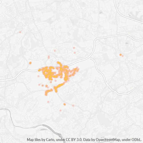 Heatmap für plz 44867