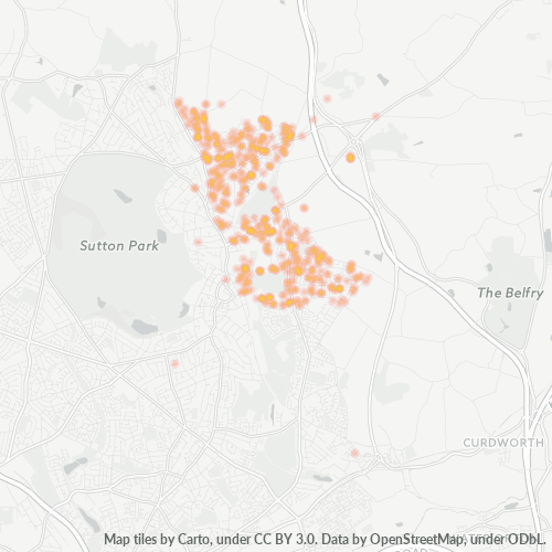B75 Business Density Heatmap