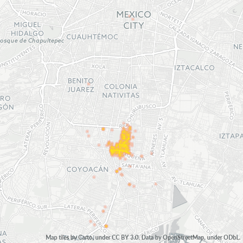 04200 Mapa de calor de densidad empresarial