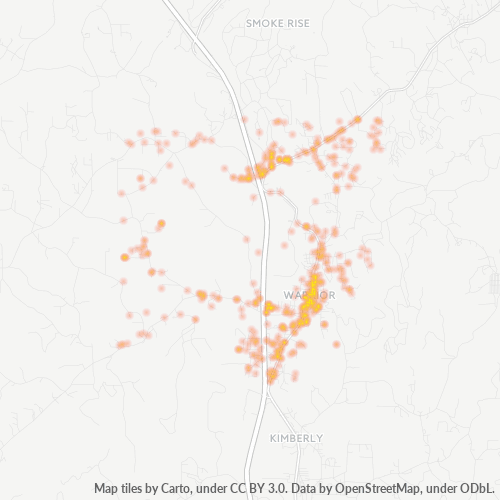35180 Business Density Heatmap